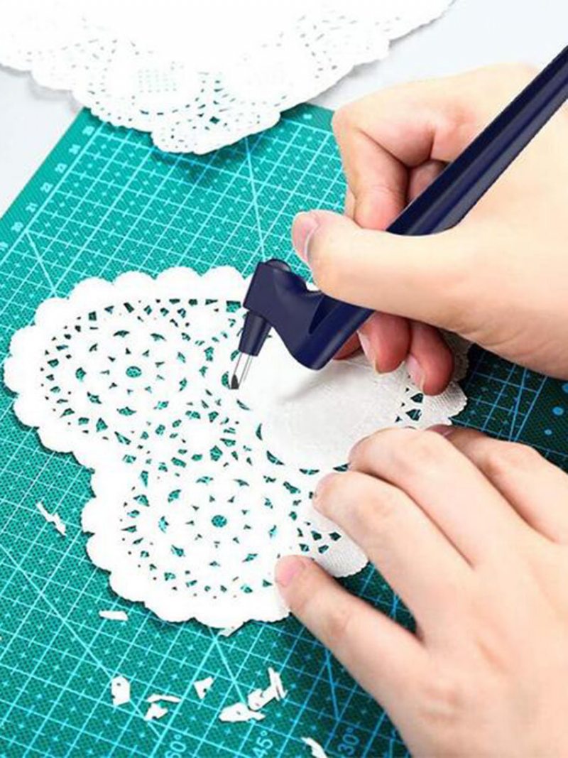 1 Pc Craft Art Rezacie Nástroje S 360° Otočnou Čepeľou Na Rezanie Papier Vhodné Pre Plánovač Samolepky Umelecké Diela Grafický Dizajn Architektúra Odpady Rezervácia