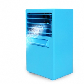 Dc 24v Mini Stolný Ventilátor Klimatizácie Vzduchový Odparovací Chladiaci Cyklus Sprejový Zvlhčovač