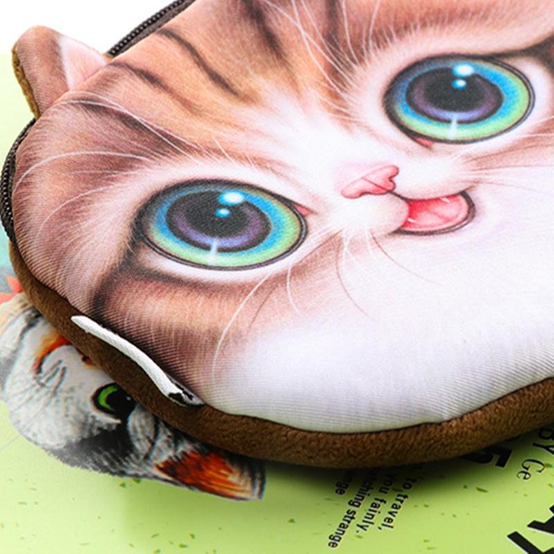 Emulational Kawaii Cats Puzdro Na Zips Na Ceruzku Veľkokapacitné Vrecko Na Pero Kreatívna Roztomilá Škatuľka Na Písacie Potreby