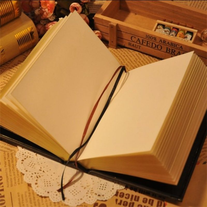 Vintage Klasický Čierny Zlatý Kockovaný Denník S Umelým Syntetickým Rámom Ručne Vyrábaný Zápisník