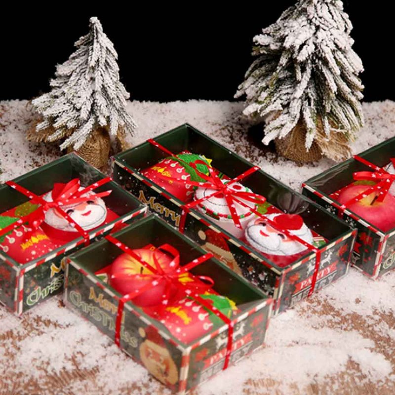 Kreatívne Súpravy Vianočných Utierok Vianočná Torta A Bavlnená Utierka Santa Claus Pre Deti Mäkká Hladká