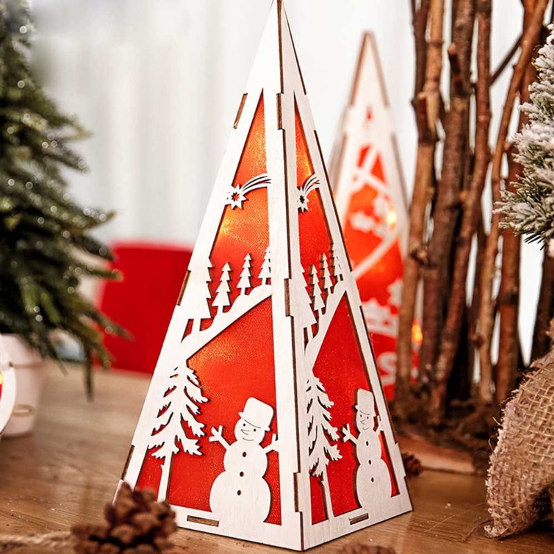 Led Nočné Dekoratívne Svietidlo Na Vianoce Kreatívne Stolné Led Lampy Na Novoročný Darček Svadobná Párty Vianočná Výzdoba