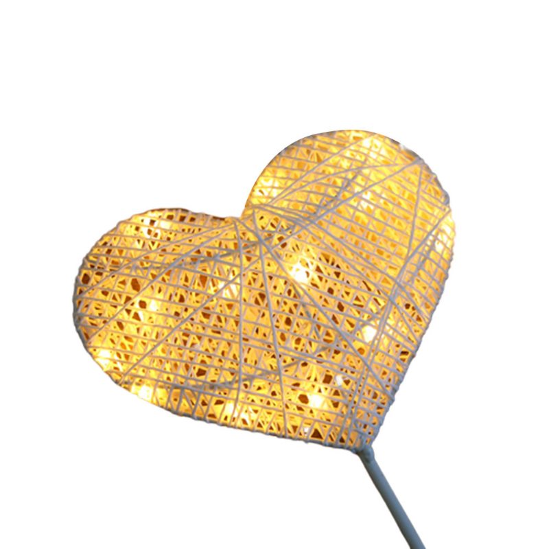 Nočná Lampa Led Star Heart Dekoratívna Izbová Stolová Modelovacia Vianočná Dekoračná Teplá Biela