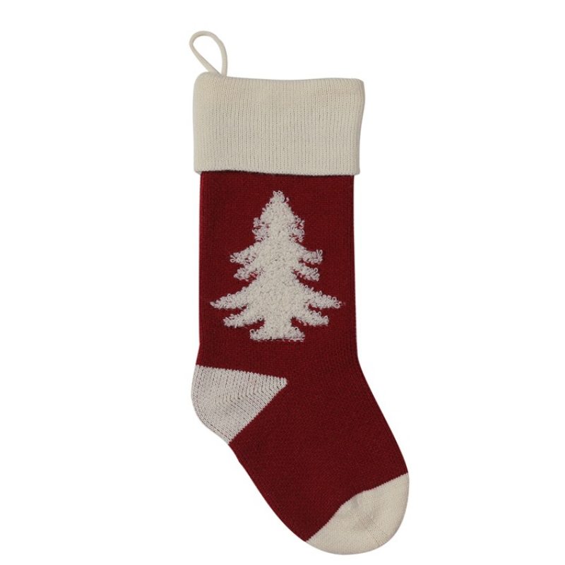 Pletené Vianočné Ozdoby Ponožky Prívesok Vlnený Cukrík Darčeková Taška Froté 3d Trojrozmerné Na Vianočný Stromček