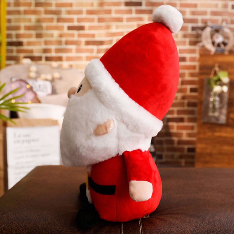 Roztomilý Kreatívny Otec Vianoc Santa Claus Plyšové Hračky Bábika Bábkové Ornament Dekorácia Hračka Pre Deti
