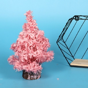 Ružový Vianočný Stromček Na Párty V Spálni Dekorácia Na Plochu Santa Tree Ornament Luxusný Emulačný Stojan Na