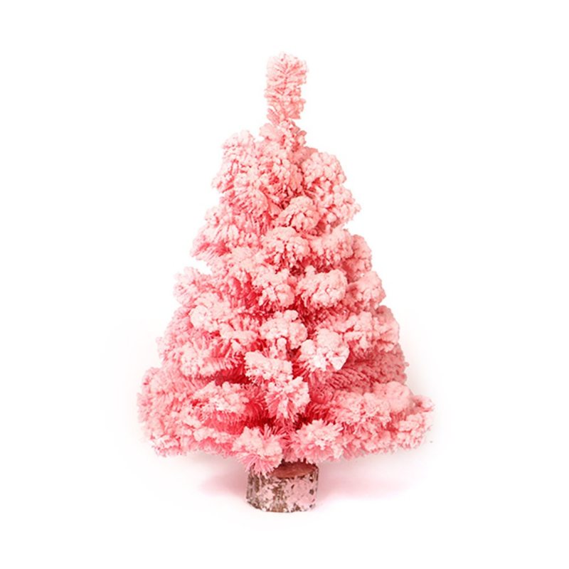 Ružový Vianočný Stromček Na Párty V Spálni Dekorácia Na Plochu Santa Tree Ornament Luxusný Emulačný Stojan Na