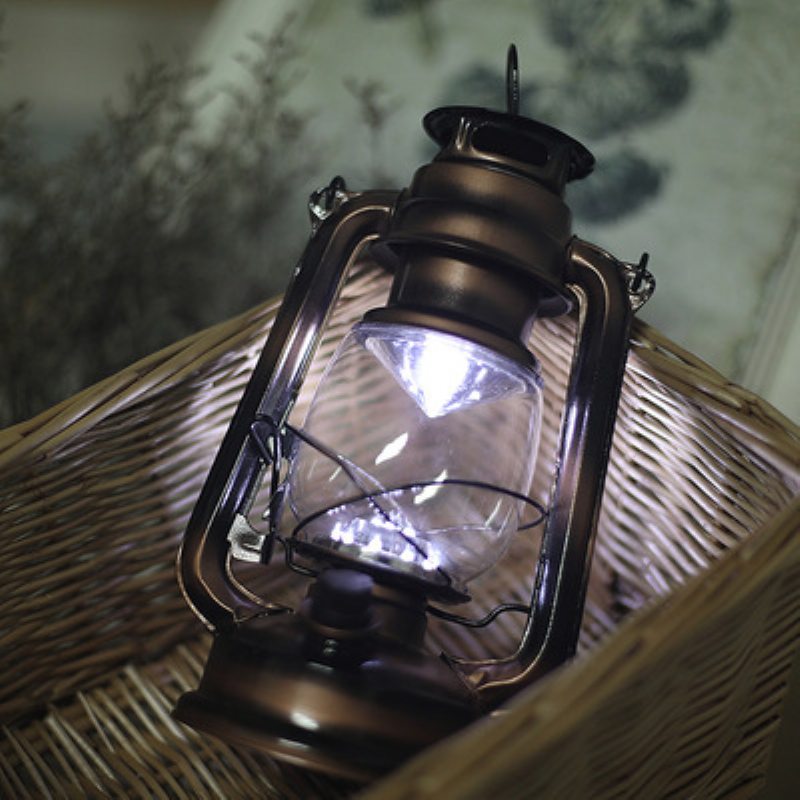 Starožitná Petrolejová Lampa Retro Led Čierna Vianočná Dekoračná Domáca Dekorácia Prenosná S Teplým Svetlom