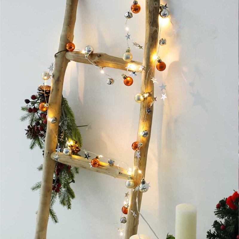 Vianočné Zvončekové Svietidlá Usb Alebo Batériové Led Rozprávkové Svetlá S Ip54 Vodotesné Pre Vnútorné Vonkajšie Novoročné Dekorácie Teplá Biela