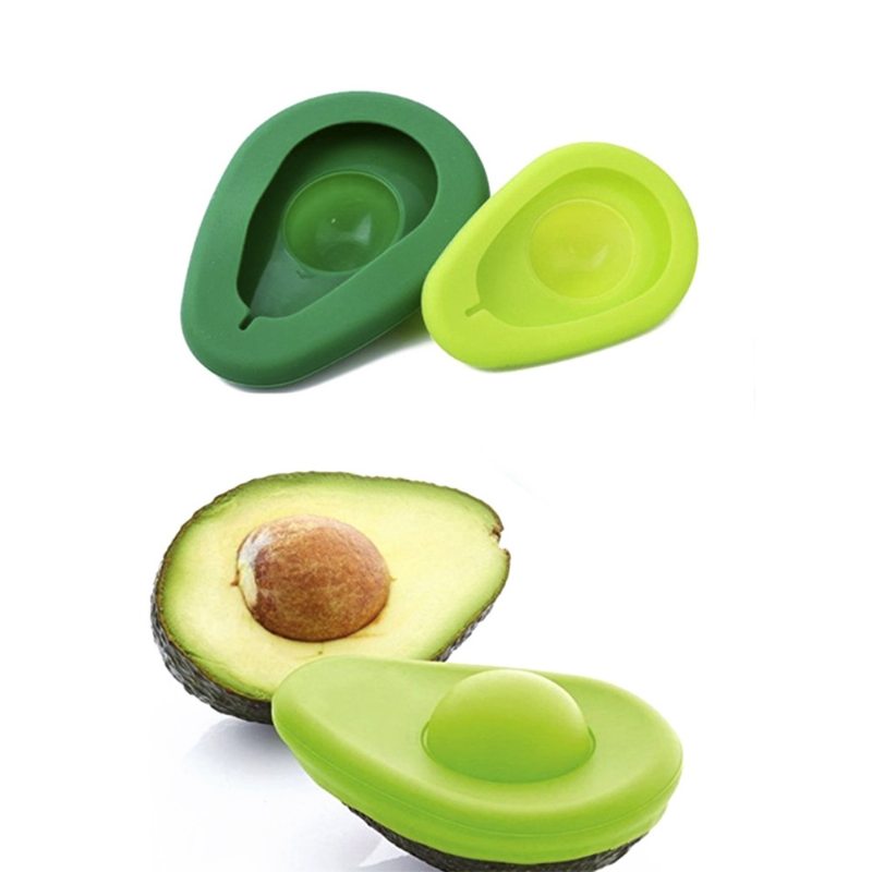 2ks Avocado Huggers Food Grade Silikón Organizér Na Chladničku Opätovne Použiteľný Držiak Na Avokádo