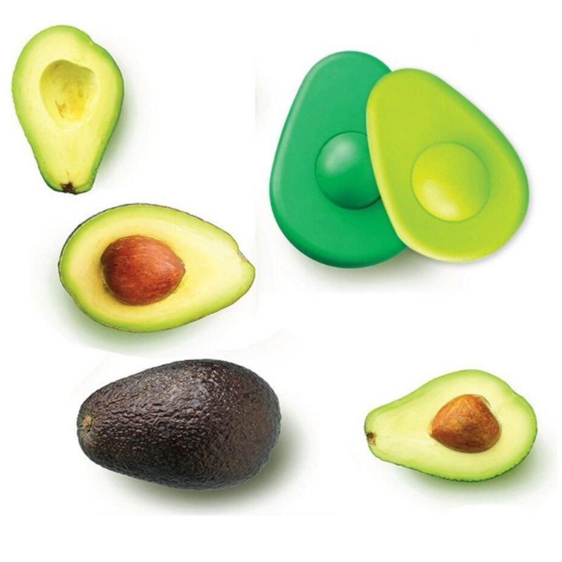 2ks Avocado Huggers Food Grade Silikón Organizér Na Chladničku Opätovne Použiteľný Držiak Na Avokádo