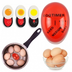 2pcs Smart Egg Timer Na Varenie Vajíčok Na Mäkko Alebo Na Tvrdo Vajcia Citlivé Na Teplo Zmena Farby Časovač Kuchynského Náradia Bpa Free Pre Manželku Vianočný Darček Čierny Piatok Výpredaj