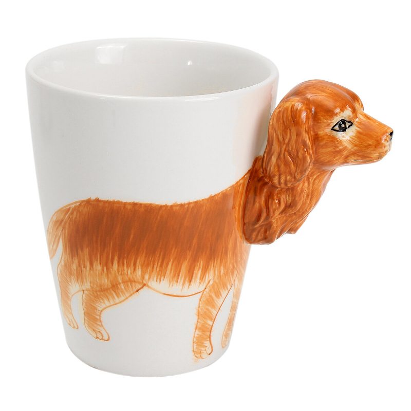 Animal Ceramic Cup Osobnosť Hrnček Na Mlieko Na Čaj Kávový Šálka Home Office Novinka Dinkware