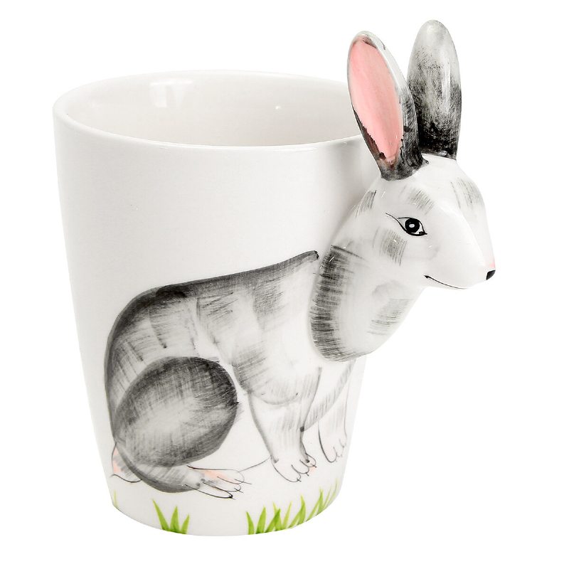 Animal Ceramic Cup Osobnosť Hrnček Na Mlieko Na Čaj Kávový Šálka Home Office Novinka Dinkware