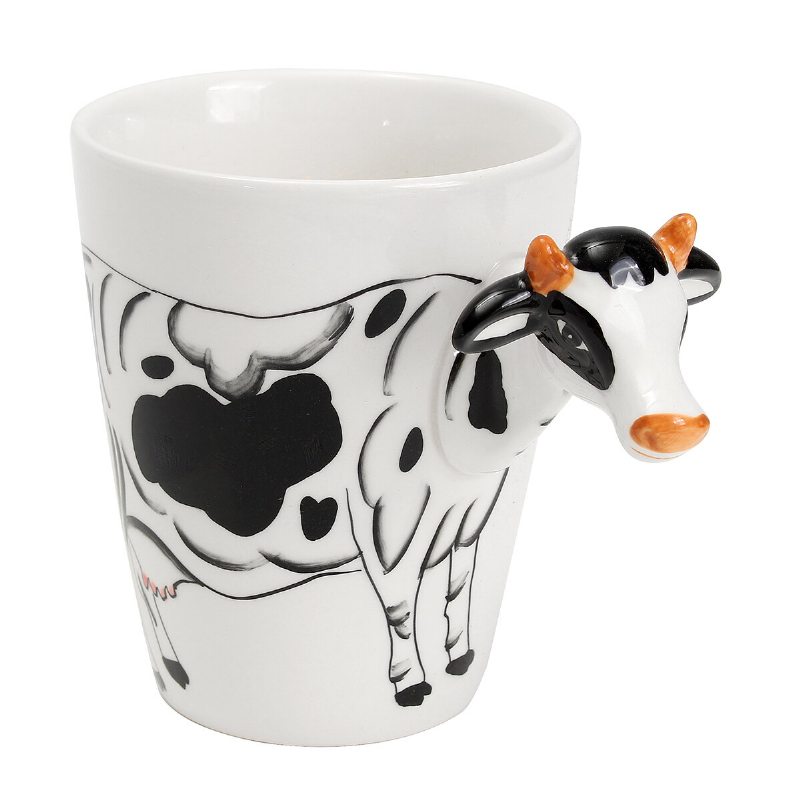 Animal Ceramic Cup Osobnosť Hrnček Na Mlieko Na Čaj Kávový Šálka Home Office Novinka Dinkware