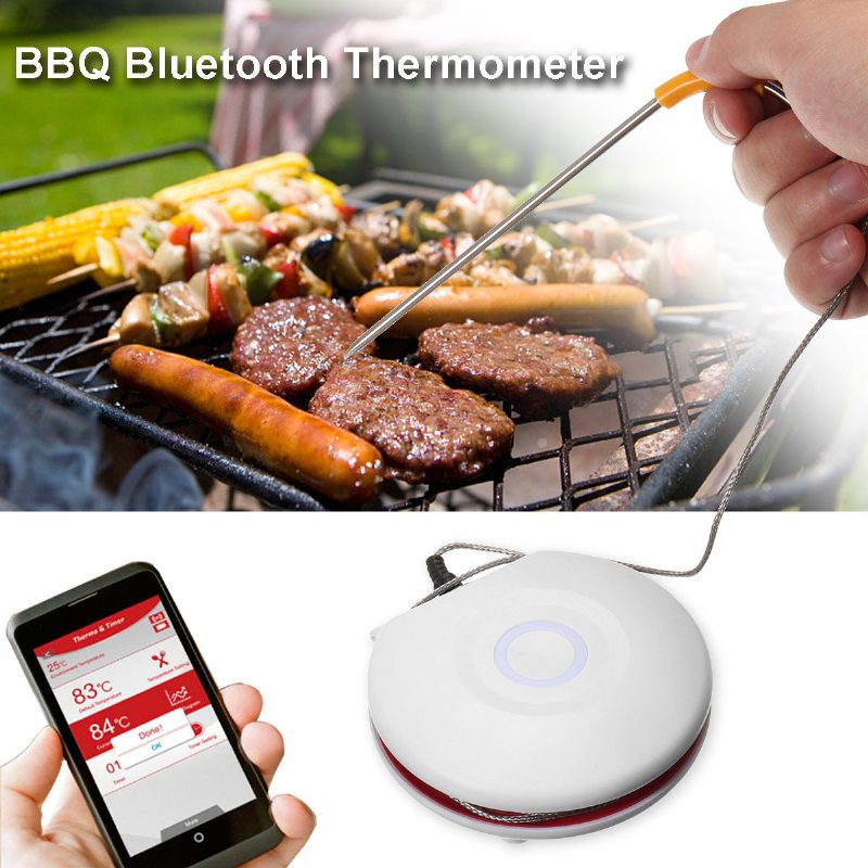 Bluetooth Varenie Bbq Teplomer Kuchynské Náradie Piknik Gadgets