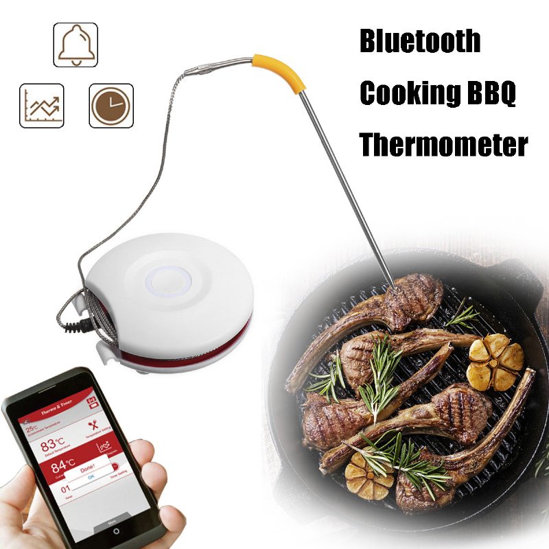 Bluetooth Varenie Bbq Teplomer Kuchynské Náradie Piknik Gadgets