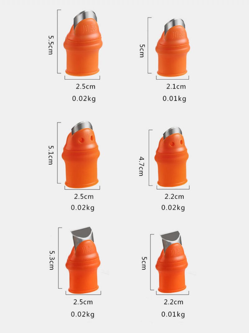 Chránič Prstov Silikónový Palca Na Nože Ozubené Kolesá Krájanie Zeleniny Žatva Nôž Štipkanie Čepele Rastlín Nožnice Rukavice