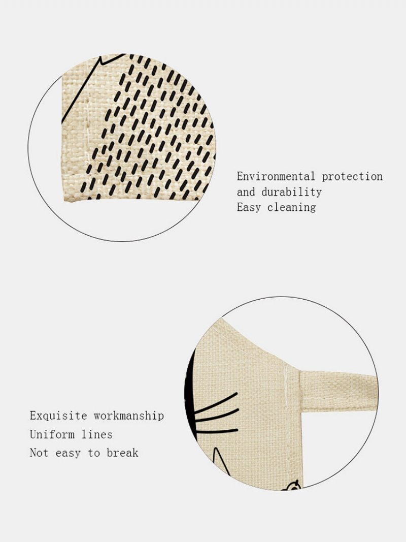 Čierna Mačka Čistenie Pruhovaného Vzoru Farebné Zástery Domáce Varenie Kuchynská Zástera Kuchárske Oblečenie Bavlnená Bielizeň Podbradníky Pre Dospelých