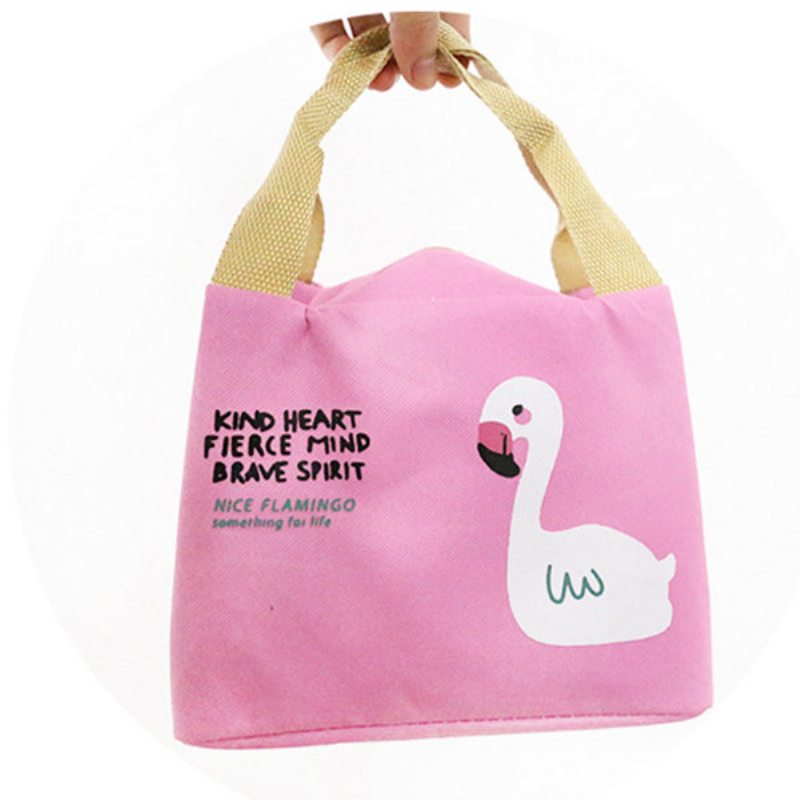 Flamingo Insulation Lunch Box Bag Nákupná Taška Momy Bag