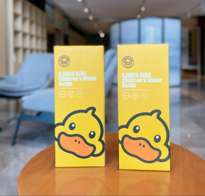 G.duck Little Yellow Duck Smart Thermos Cup Kreatívny Displej S Teplotou Water Cup Business Nerezový Pohár