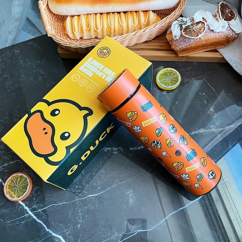 G.duck Little Yellow Duck Smart Thermos Cup Kreatívny Displej S Teplotou Water Cup Business Nerezový Pohár