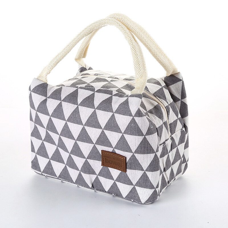 Izolačná Taška S Geometrickým Vzorom Studená Ice Pack Na Obedový Box Kreatívna Prenosná Na Piknik