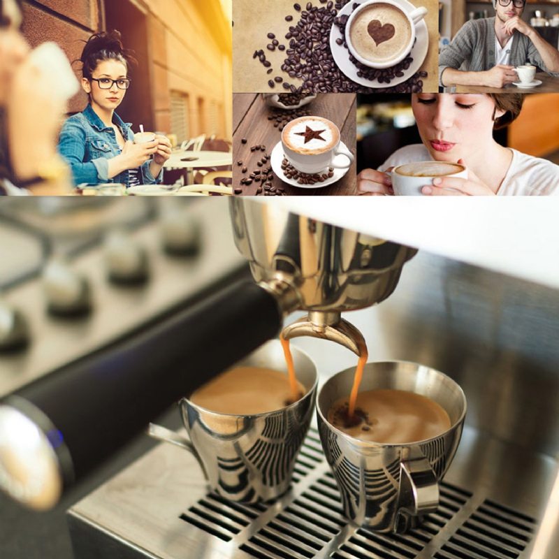 Kcasa Kc-lm03 16 Ks Plastové Šablóny Na Kávové Nástroje Na Formovanie Cappuccino Čokoláda Latte Art