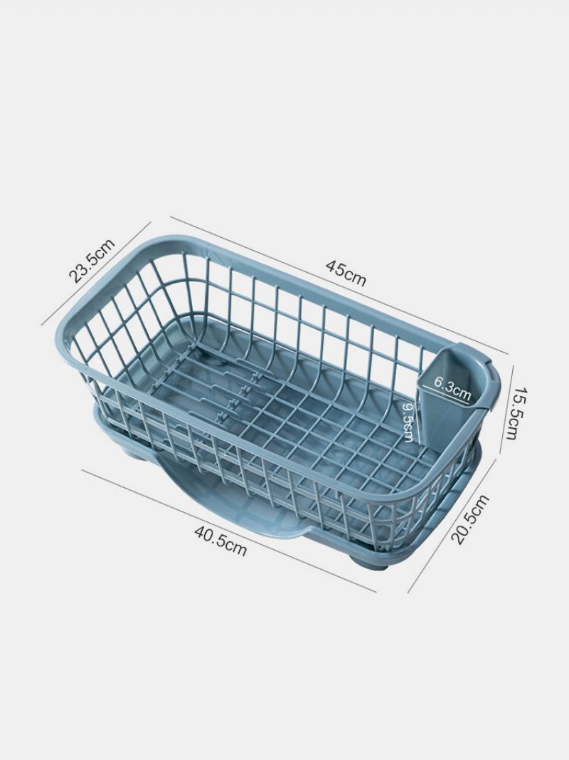 Kuchynský Organizér Košík Misky Stojan Na Sušenie Drez Na Riad Na Podnos Kuchársky Stôl Skrinka Na Varenie Na Odkvapkávanie Zeleniny