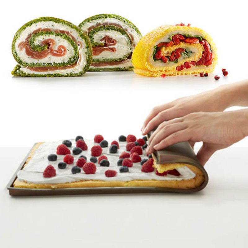 Nepriľnavá Silikónová Podložka Na Pečenie Swiss Roll Pečiaca Na Cesto