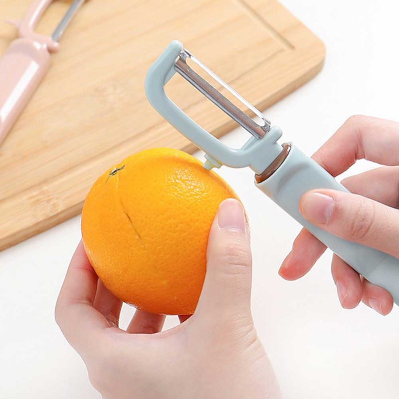 Plastový Škrabací Nôž Pre Domácnosť Šetriaci Artefakt Na Lúpanie Jabĺk S Dizajnom Na Kopanie Otvorov