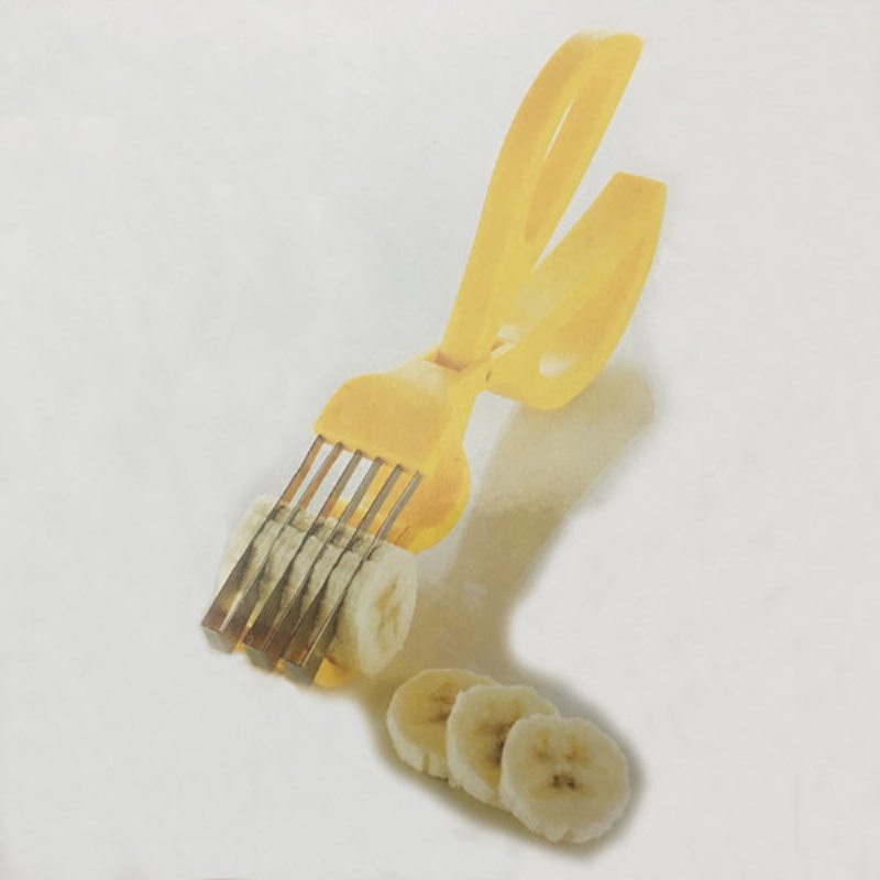 Pomôcka Na Kreatívnu Výrobu Šalátov Oddeľovač Banánov Nožnice Krájač Na Ovocie Na Banány