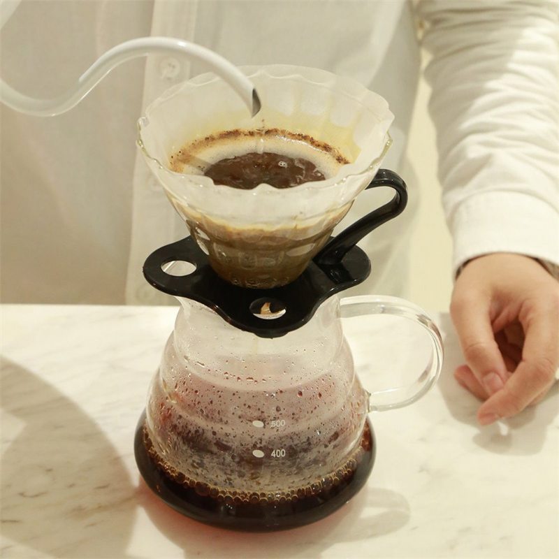 Sklenený Kávovar Filtračný Lievik Odkvapkávač Kávy Opakovane Použiteľné Sitko Čajové Lístky Korenie Filter