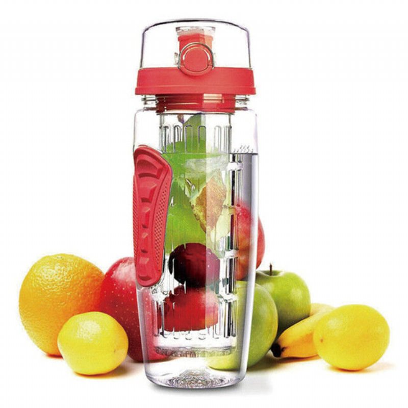 Športová Varná Kanvica S Ovocným Stĺpcom Bez Bpa Free Fruit Infuser Plastová Nádoba Na Ovocie 1000 Ml Limonádová Vesmírna Fľaša