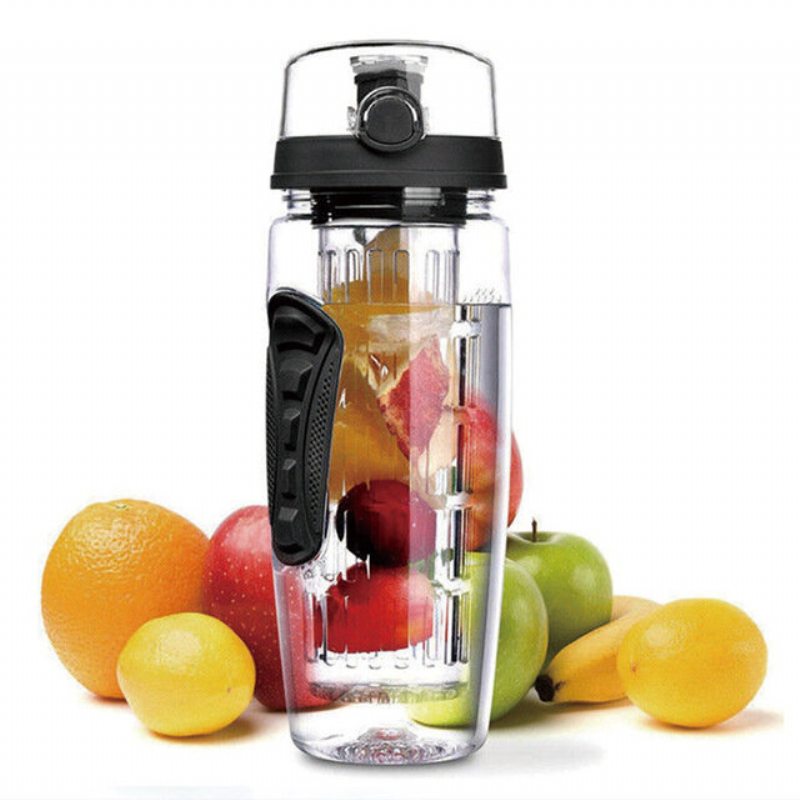 Športová Varná Kanvica S Ovocným Stĺpcom Bez Bpa Free Fruit Infuser Plastová Nádoba Na Ovocie 1000 Ml Limonádová Vesmírna Fľaša