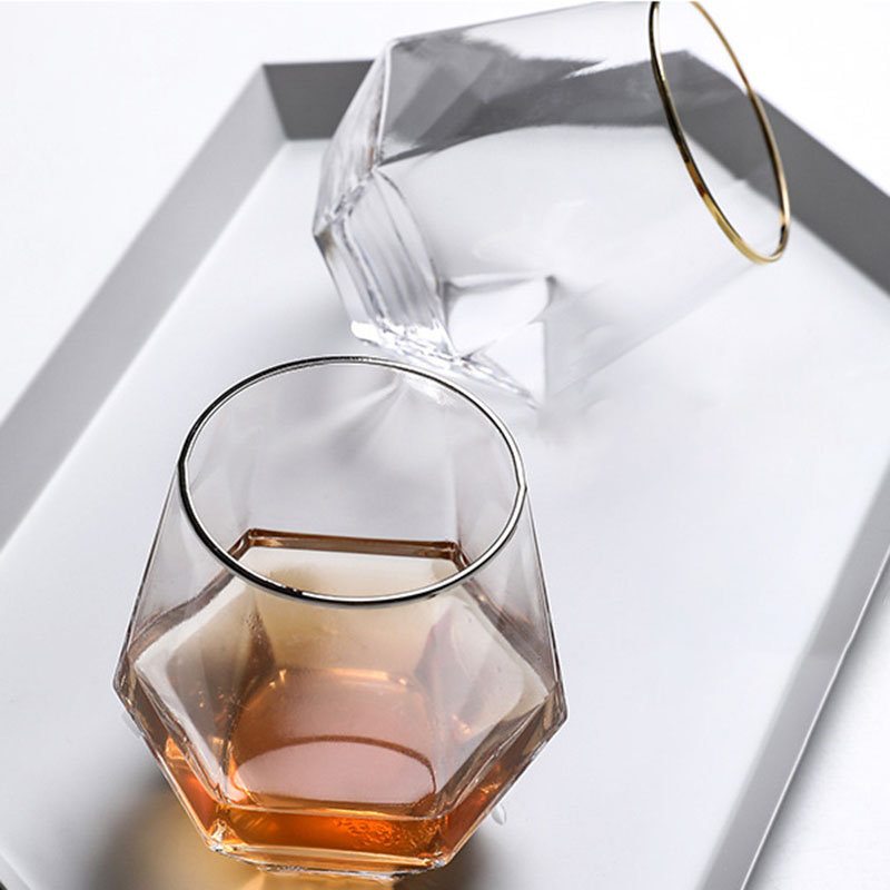 Zlatý Pohár Na Whisky Z Krištáľového Skla Home Bogey Cup Klasický Hrnček Na Víno Ktv Najlepší Darček