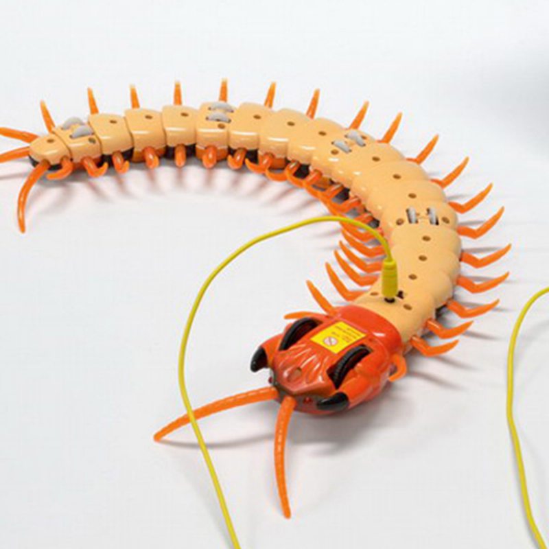 Diaľkové Ovládanie Elektrická Stonožka Od Toys Imitácia Stonožky S Flexibilnými Kĺbmi Zatraste Zvukom S Hračkou Parody