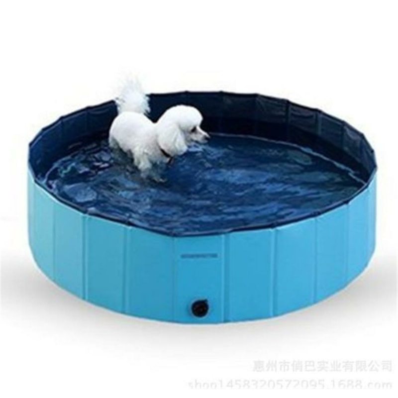 2-farebný Skladací Bazén Pre Domáce Zvieratá So Psom Pre Mačky