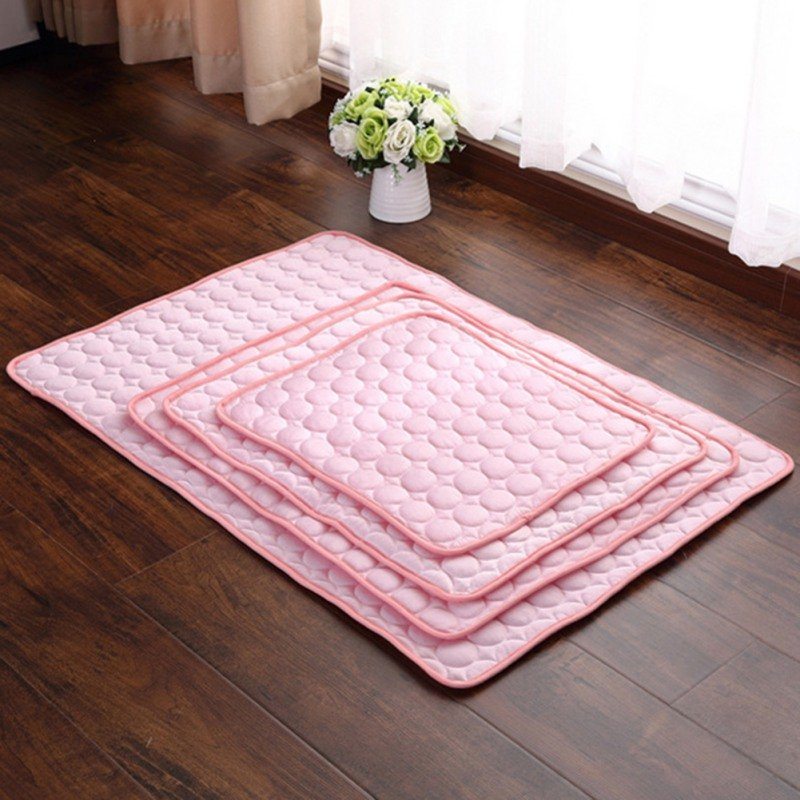 3 Farby Ice Silk Pet Summer Cooling Mat Pad Letná Ľadová Podložka Pre Psa Mačka