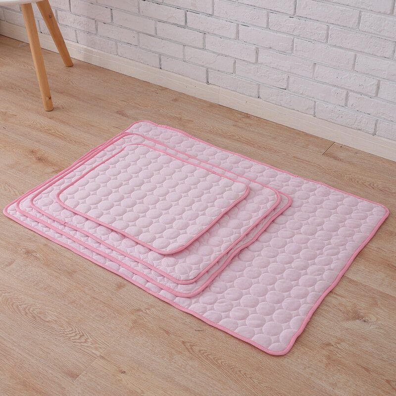 3 Farby Ice Silk Pet Summer Cooling Mat Pad Letná Ľadová Podložka Pre Psa Mačka