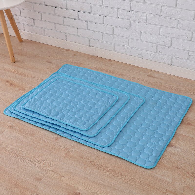 3 Farby Ice Silk Pet Summer Cooling Mat Pad Letná Ľadová Podložka Pre Psa Mačka