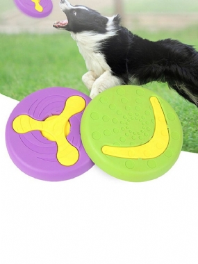 Gumová Hračka Pre Domáce Zvieratá Frisbee Pre Psov Môže Kŕmiť Misku Pre Tréningové Chov Zvierat