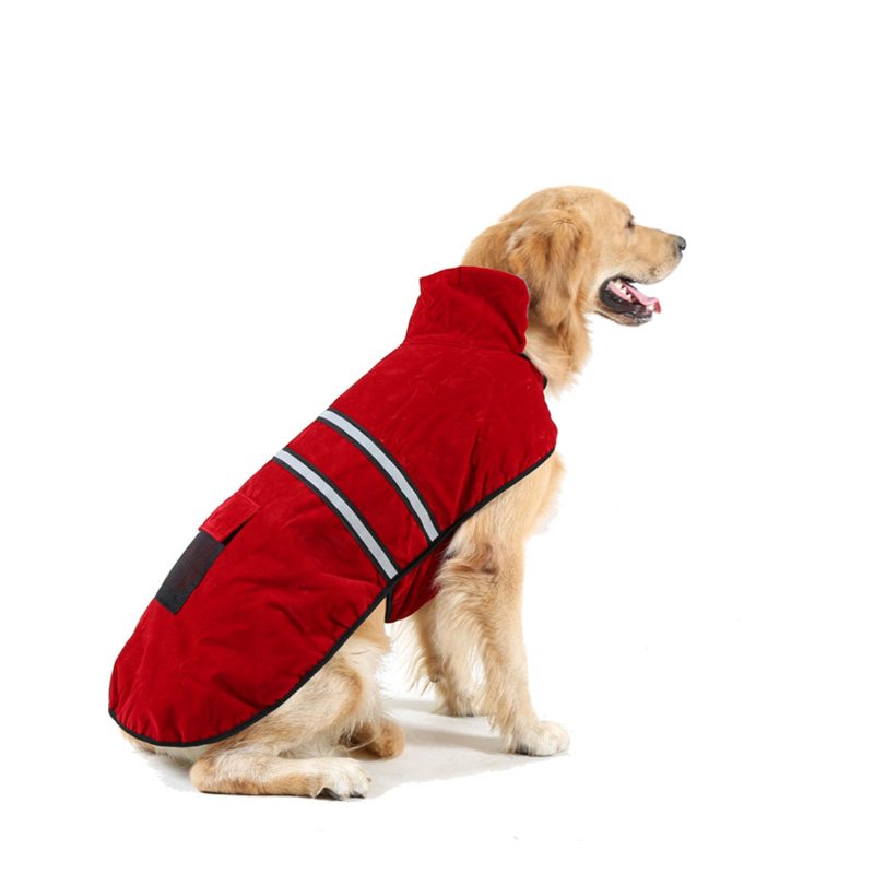 Pes Pet Outdoor Winter Nepremokavá Bunda Do Dažďa Fleece Reflexné Bezpečné