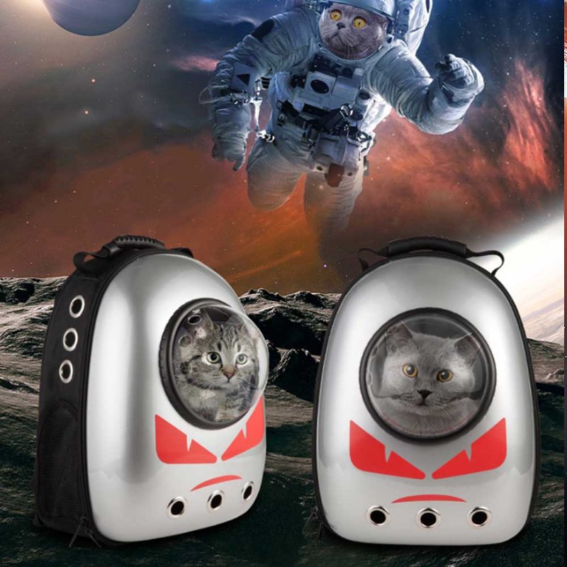 Space Cover Batoh Pre Domáce Zvieratá Pre Mačku Psa Priedušný Ruksak Akrylový Pc Pack-vak Pohodlná Taška