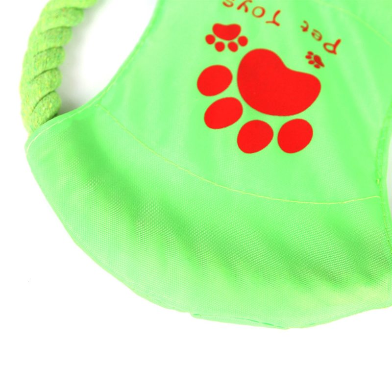 Veľký Pes Bavlnená Hračka Frisbee Odolná Proti Opotrebeniu Pre Nácvik Interakcie S Domácimi Zvieratami Vonku