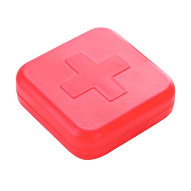 4 Priehradky Denné Puzdro Na Tabletky Jednoduchá Škatuľka Na Vreckové Balenie Na Krátku Služobnú Cestu A Každodenné Použitie