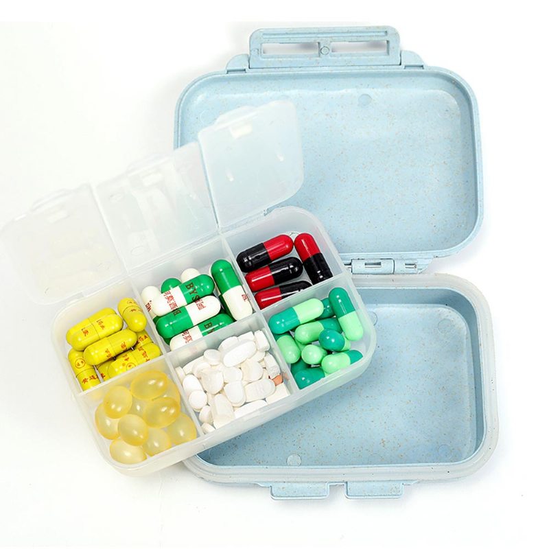 7-dňový Organizér Mini Krabička Na Pilulky Plastová Na Lieky Na Vitamínové Tablety Nádobka Na Na Jeden Týždeň