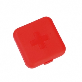 Cestovná Krabička Na Tabletky Mini Cute Portable So 4 Priehradkami Ideálna Na Vitamínový Doplnok Na Lieky