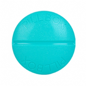 Farba Makarónov Okrúhla 4 Sekcia Škatuľka Na Pilulky Prenosná Malá Týždenná Mini Krabička Na Cestovanie