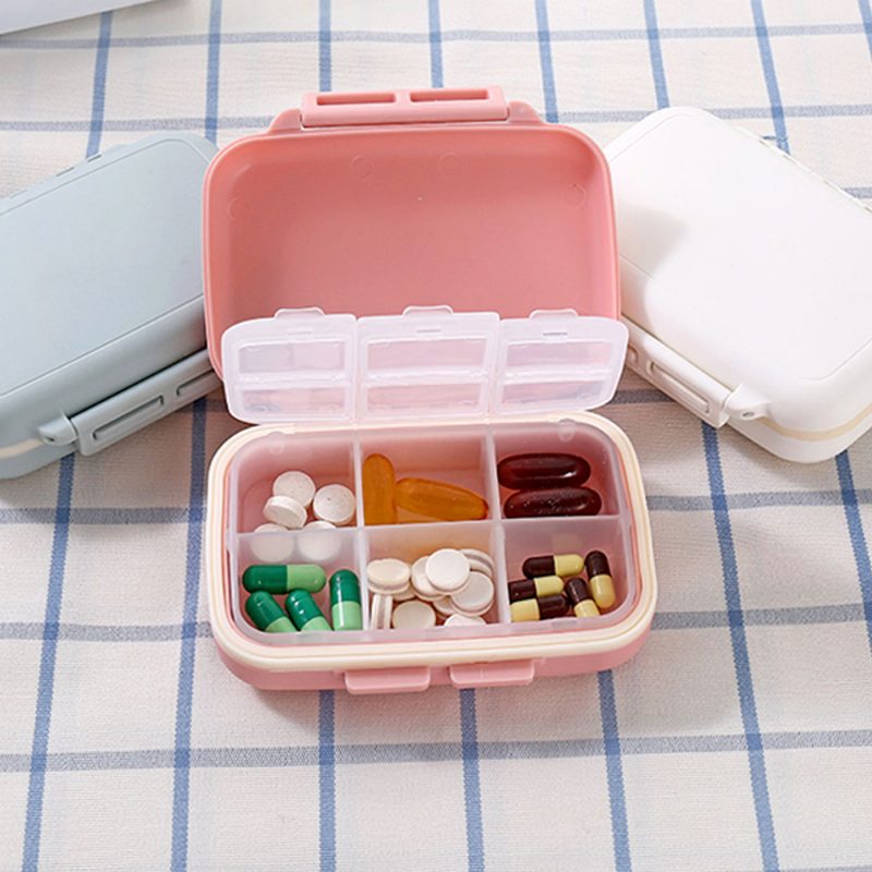 Jeden Týždeň Denne Zásobník Na Tesniace Pilulky Prenosný Mini Úložný Box Pp Malá Nádoba Na Lieky Šperky Vitamín